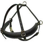 Tracking  Pulling Walking Leather Dog Harness